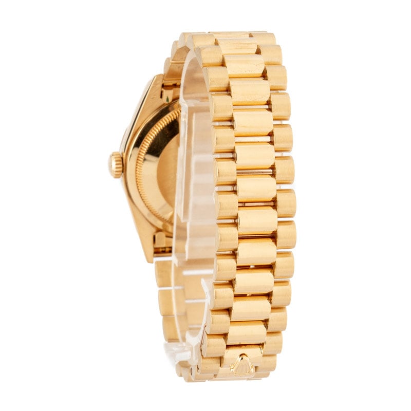 Pre-owned Rolex Day-Date 18238 Yellow Gold