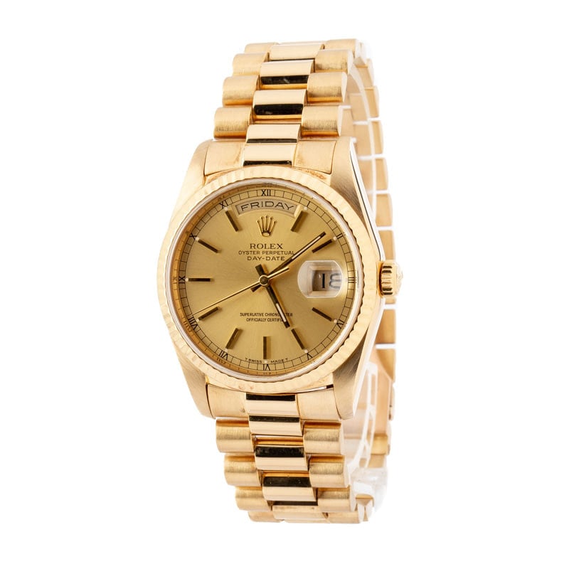 Rolex Day-Date 36 ref 18238 18k Yellow Gold