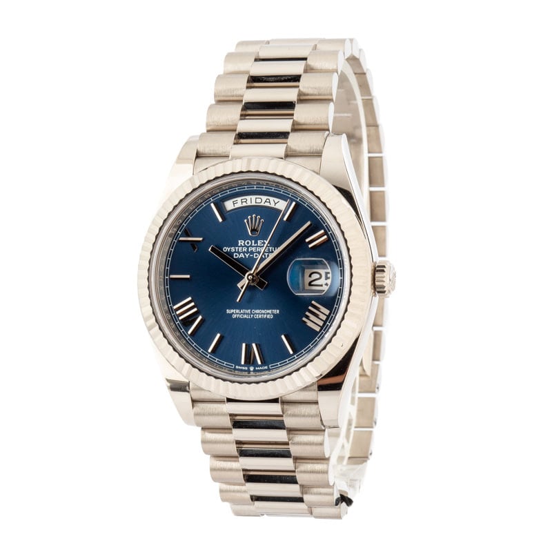 Rolex Day-Date 40 President 228239 Blue Dial