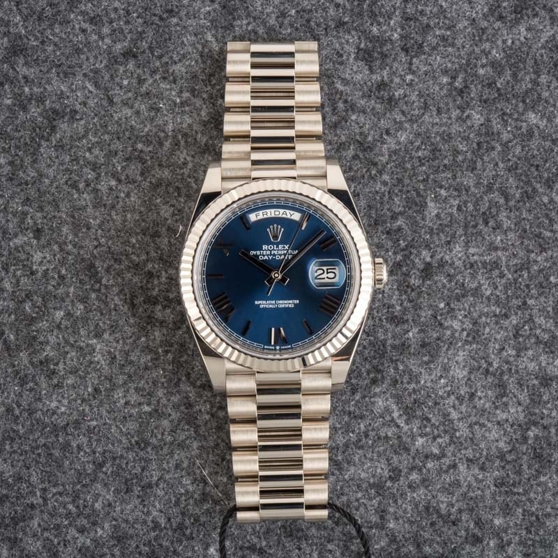 Rolex Day-Date 40 President 228239 Blue Dial