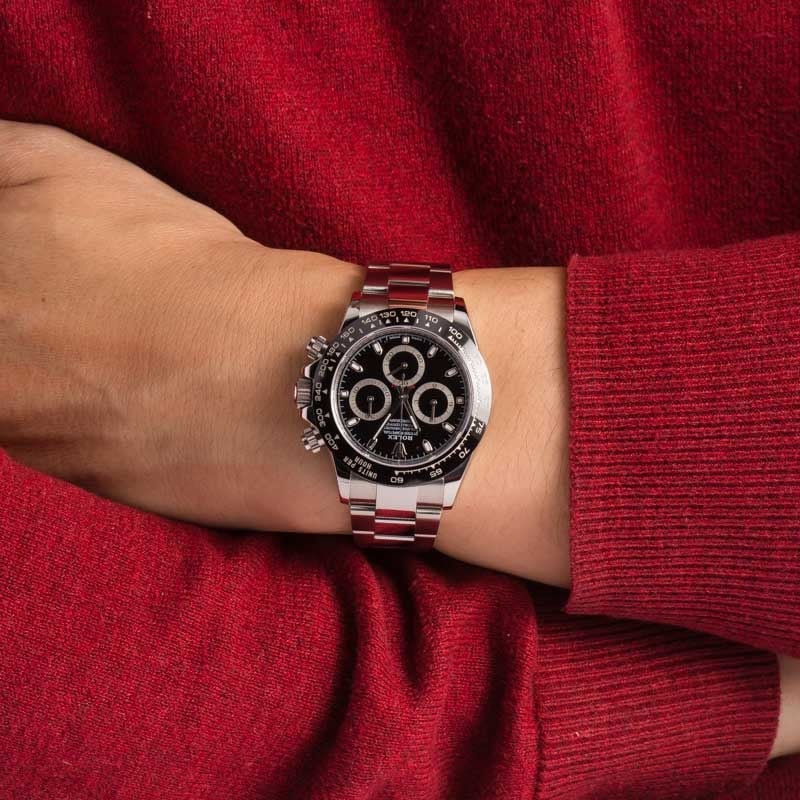 Pre-Owned Rolex Daytona 116500 Black Dial