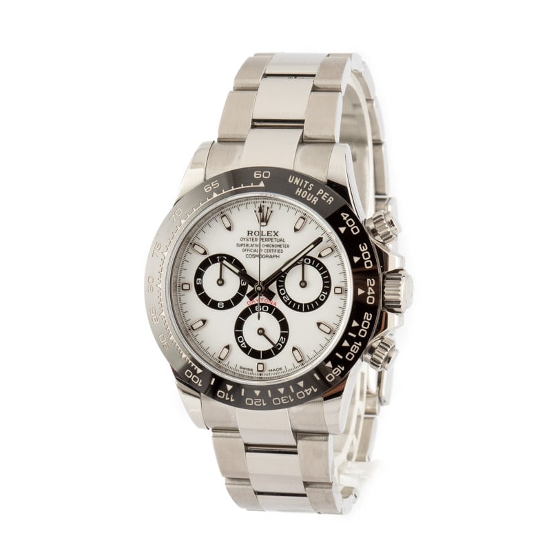 Used Rolex Daytona 116500 White Dial