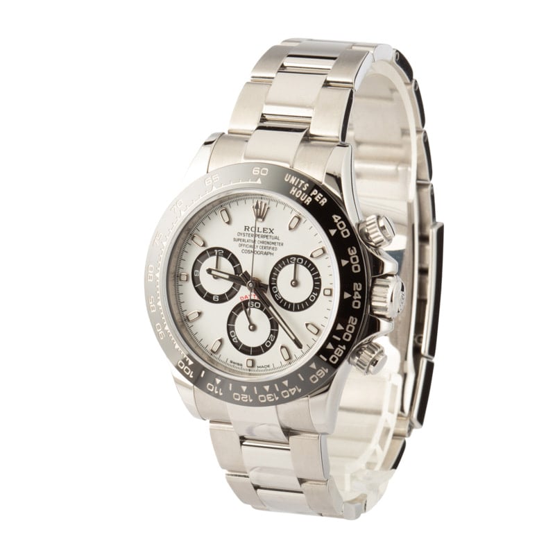 Used Rolex Daytona 116500 White Dial