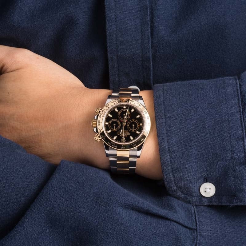 Pre-Owned Rolex Cosmograph Daytona 116503 Black Dial