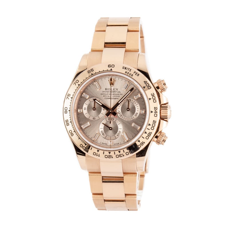 Rolex Daytona 116505 Diamond Dial Everose Gold Oyster