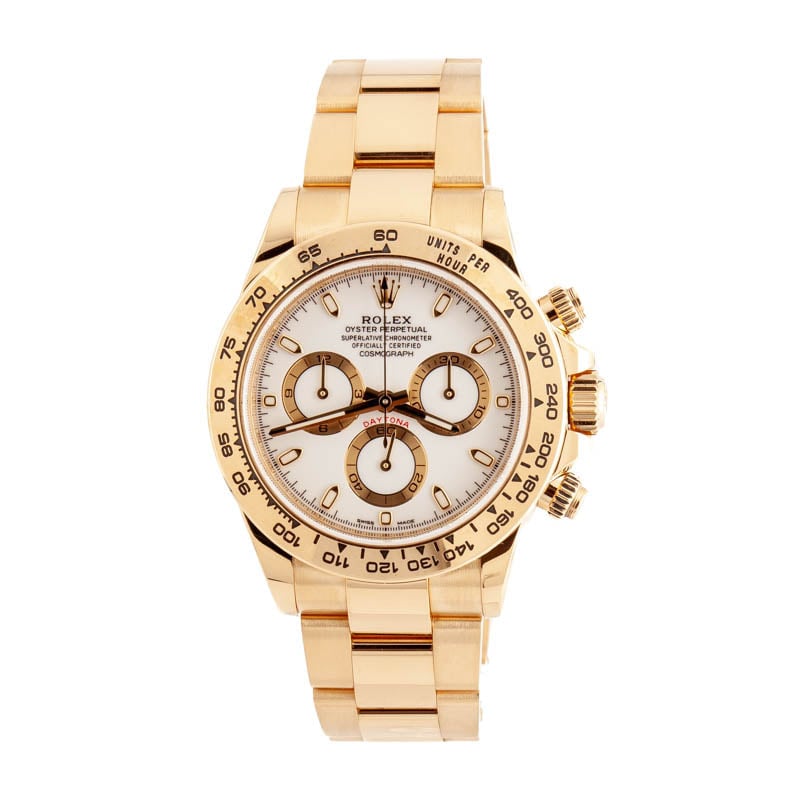 Rolex Daytona 116508 18k Yellow Gold