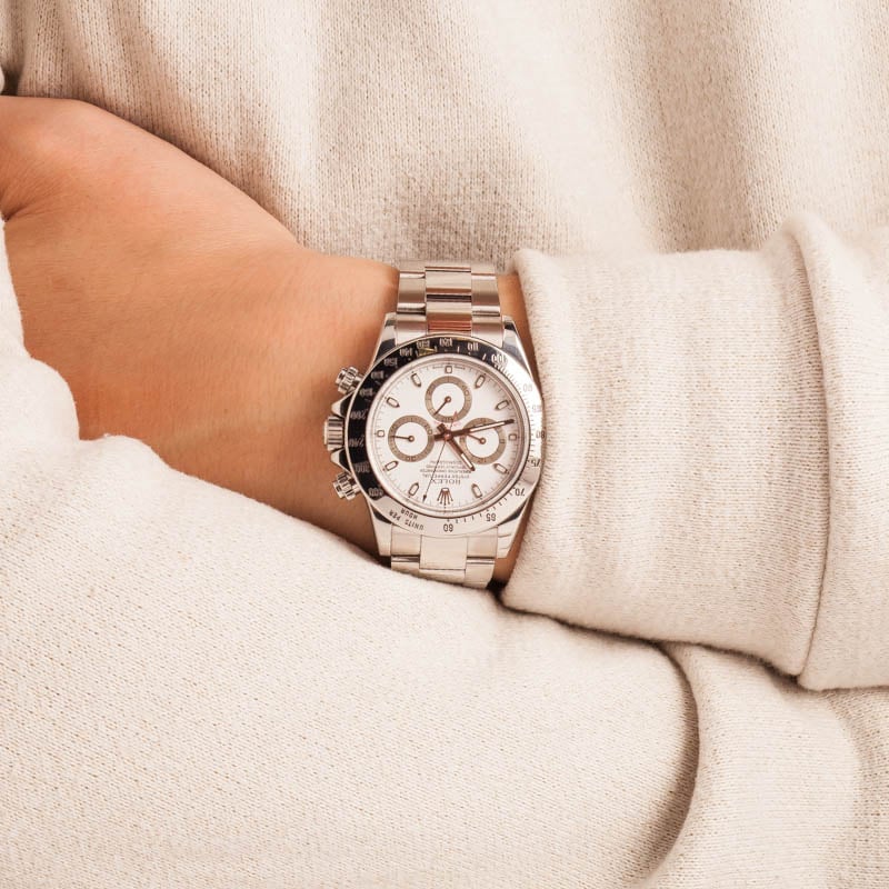 Pre-Owned Rolex Daytona 116520 White Dial