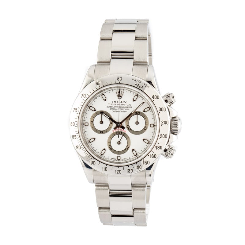 Pre-Owned Rolex Daytona 116520 White Dial