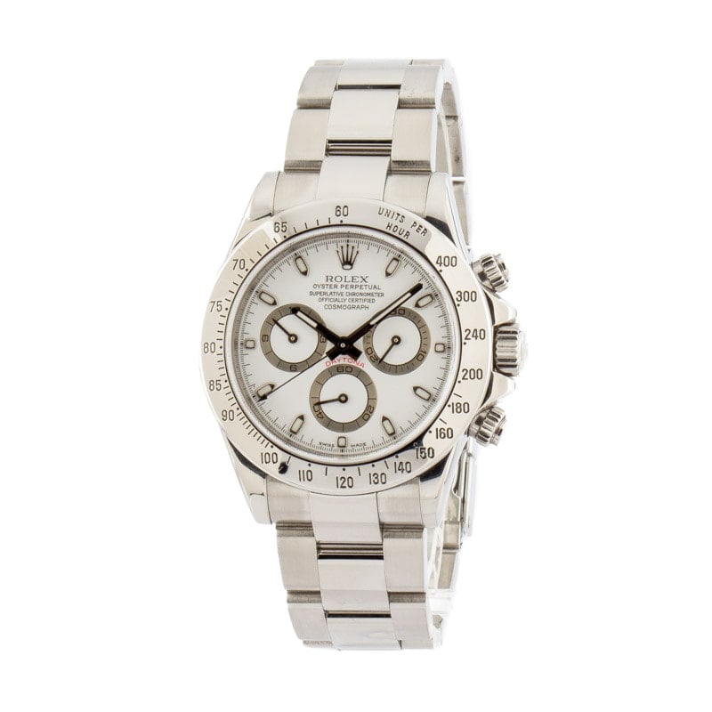 Pre-Owned Rolex Daytona 116520 White Dial