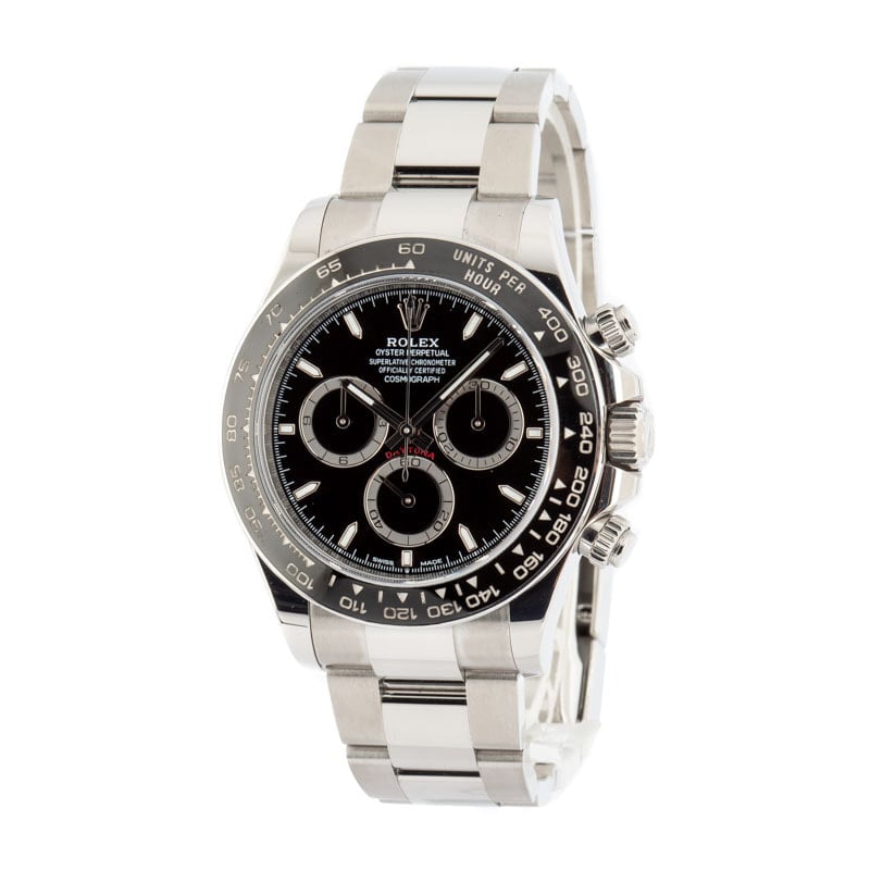 Rolex Cosmograph Daytona Ref 126500 Black Dial