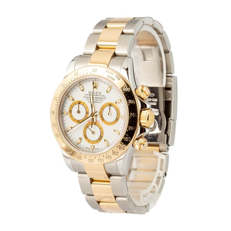 Rolex Daytona 16523 White Zenith Cosmograph