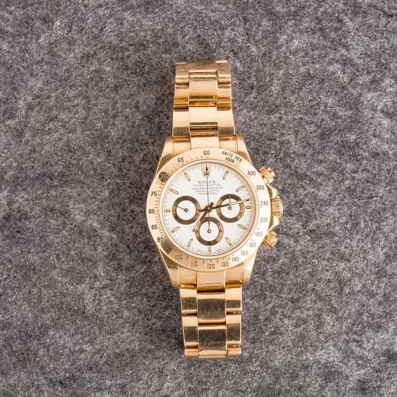 Rolex Daytona 16528 18k Yellow Gold Zenith Movement