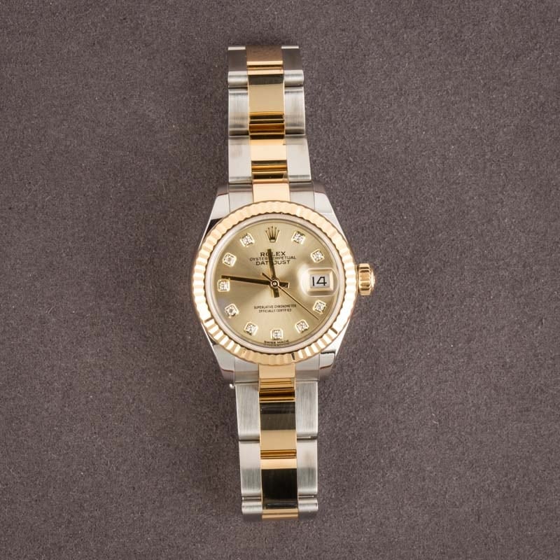 Used Rolex Datejust 279173 Diamond Dial