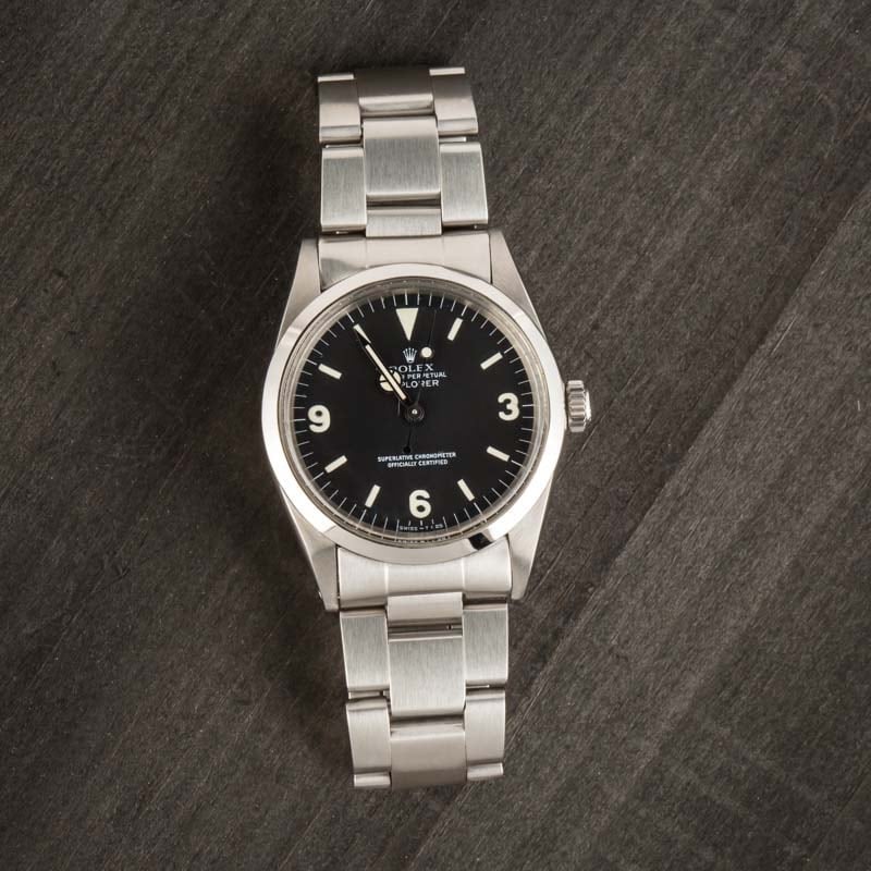 Vintage Rolex Explorer 1016 Stainless Steel