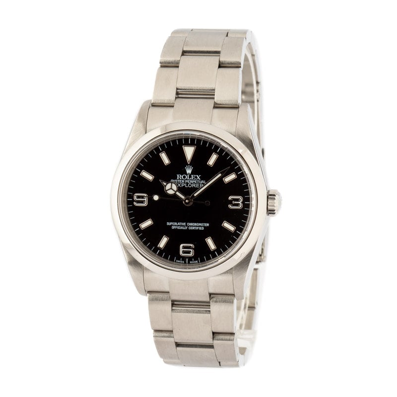 Mens Rolex Explorer 114270 Stainless Steel