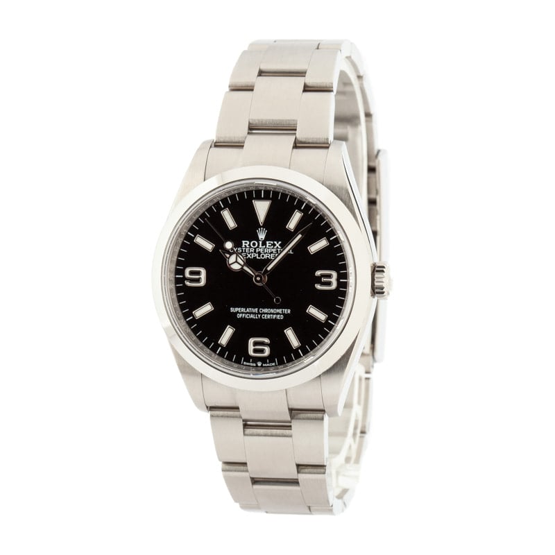 Pre-Owned Rolex Explorer 124270 Black