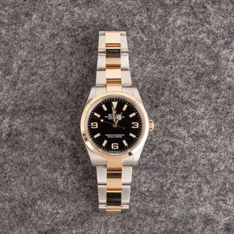 Pre-Owned Rolex Explorer 124273 Steel & 18k Gold