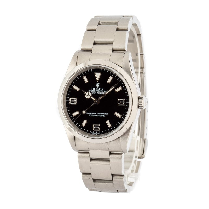 Used Rolex Explorer 14270 Stainless Steel