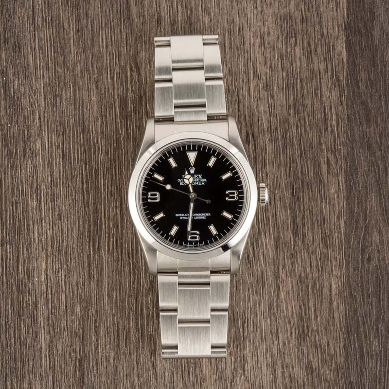 Rolex Explorer 14270 Black Dial