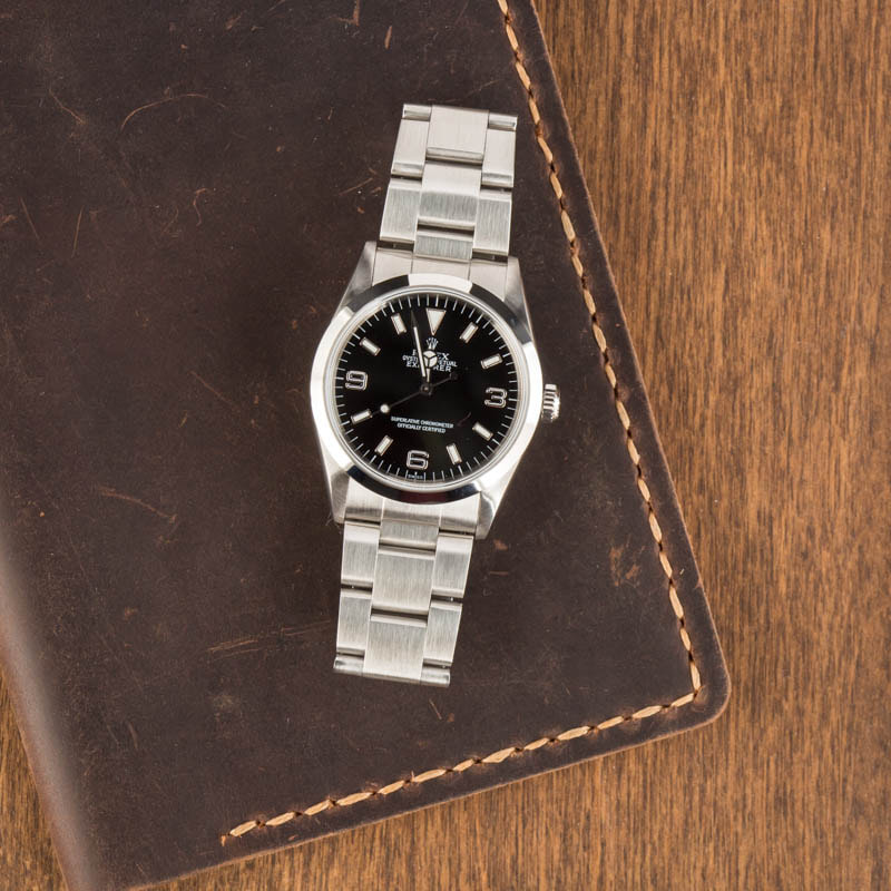 PreOwned Rolex Explorer 14270 Smooth Bezel