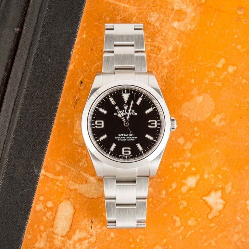 Rolex on sale explorer luminous