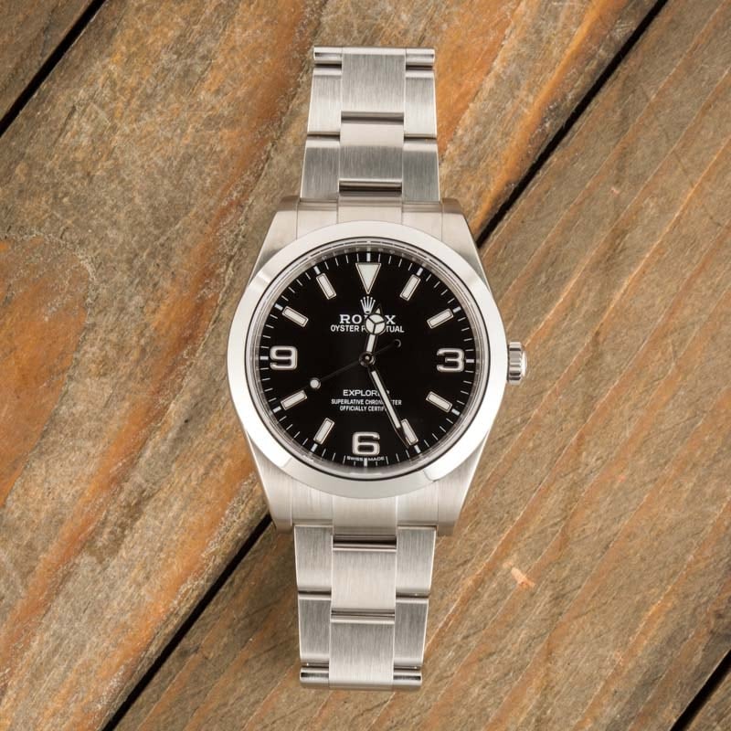 Rolex Black Explorer 214270 39MM