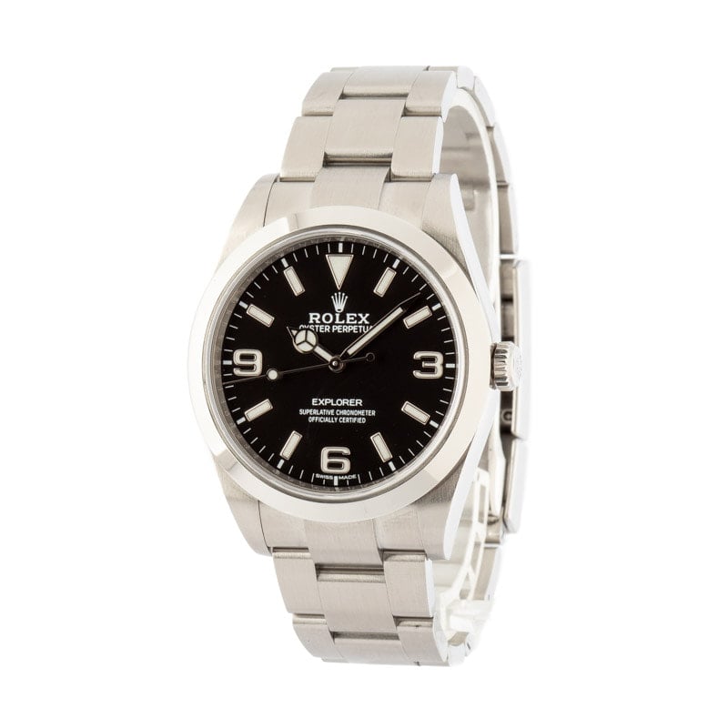 Rolex Explorer 214270 Stainless Steel Oyster Band