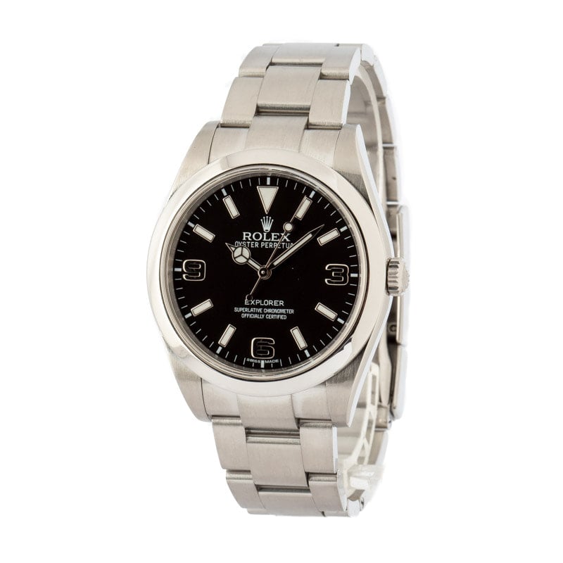 Pre-Owned Rolex Explorer 214270 Stainless Steel