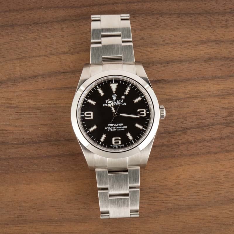 Rolex Explorer 214270 Stainless Steel Oyster