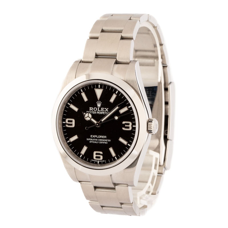 Buy Used Rolex Explorer 214270 | Bob's Watches - Sku: 156022