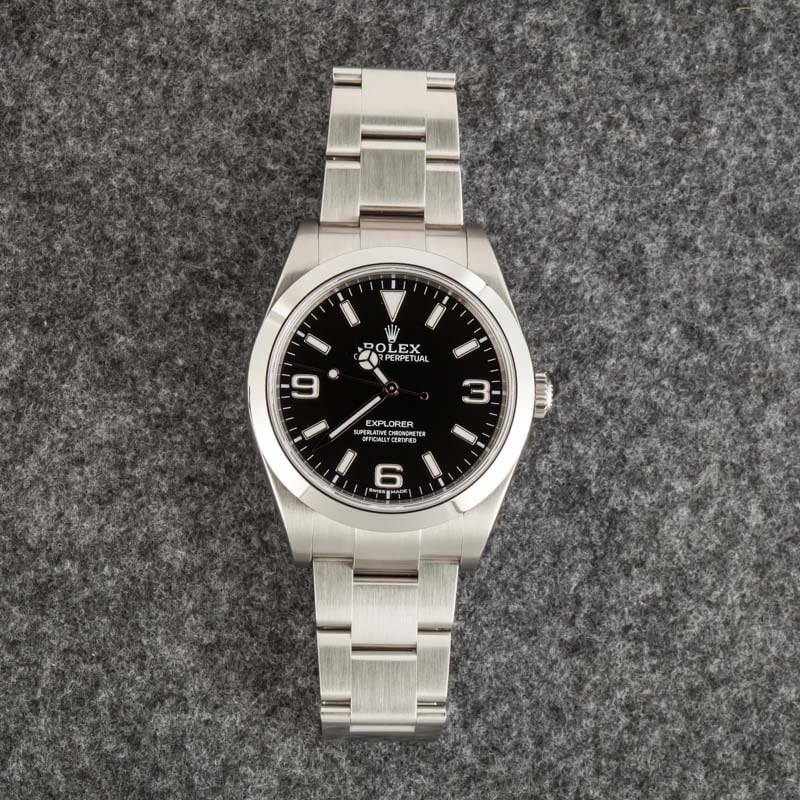 Rolex Black Explorer 214270 39MM