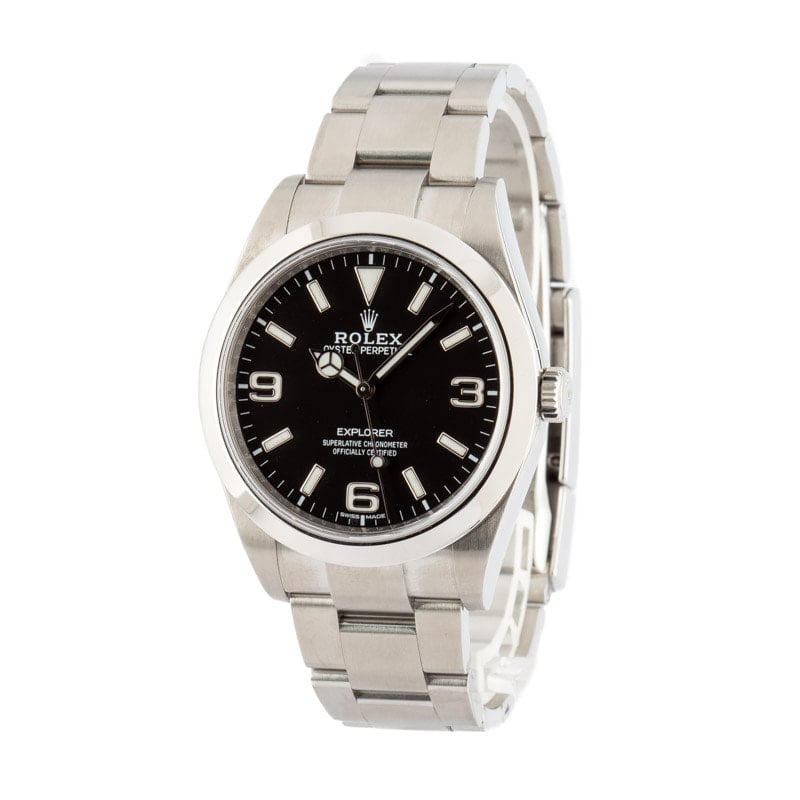 Rolex Black Explorer 214270 39MM