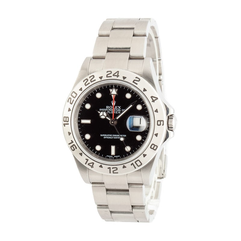 Rolex Explorer II Ref 16570 Black Dial