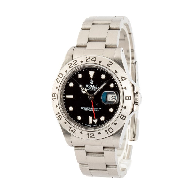 Rolex Explorer II Ref 16570 Black Dial