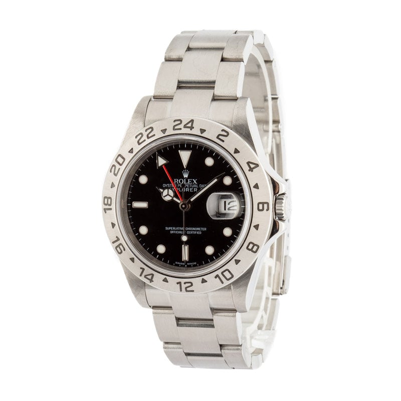 Rolex Explorer II Ref 16570 Stainless Steel