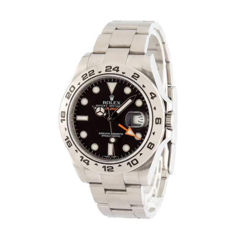 Rolex Explorer II Black Dial 216570 Stainless Steel