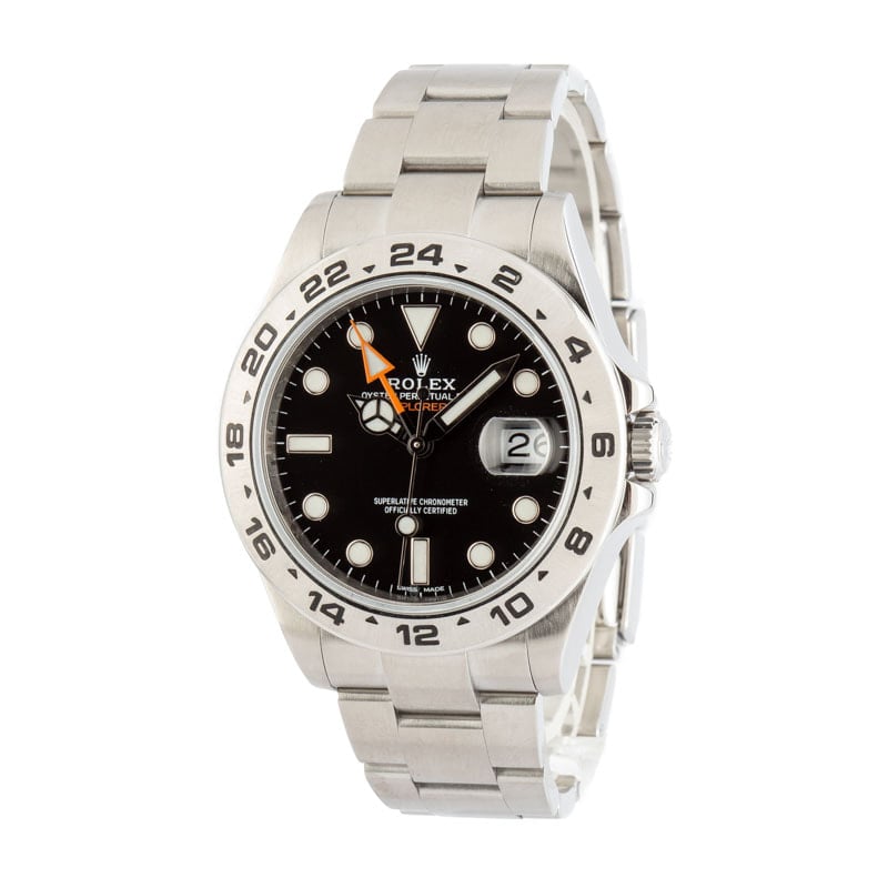 Rolex Explorer II Ref 216570 Black Dial