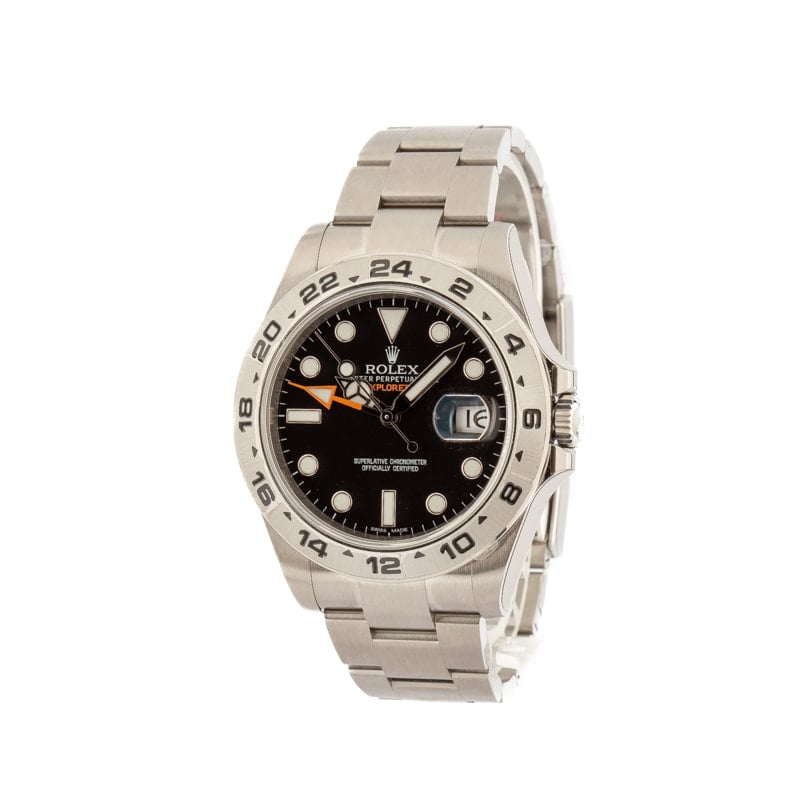 Rolex Explorer II Ref 216570 Black Dial