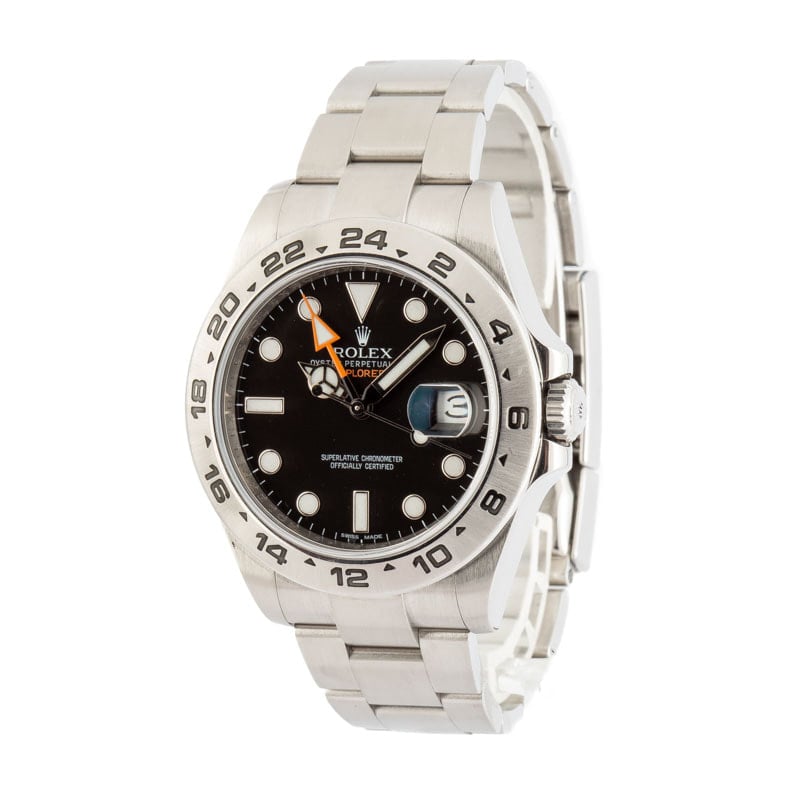 Rolex Explorer II 216570 Black 42MM