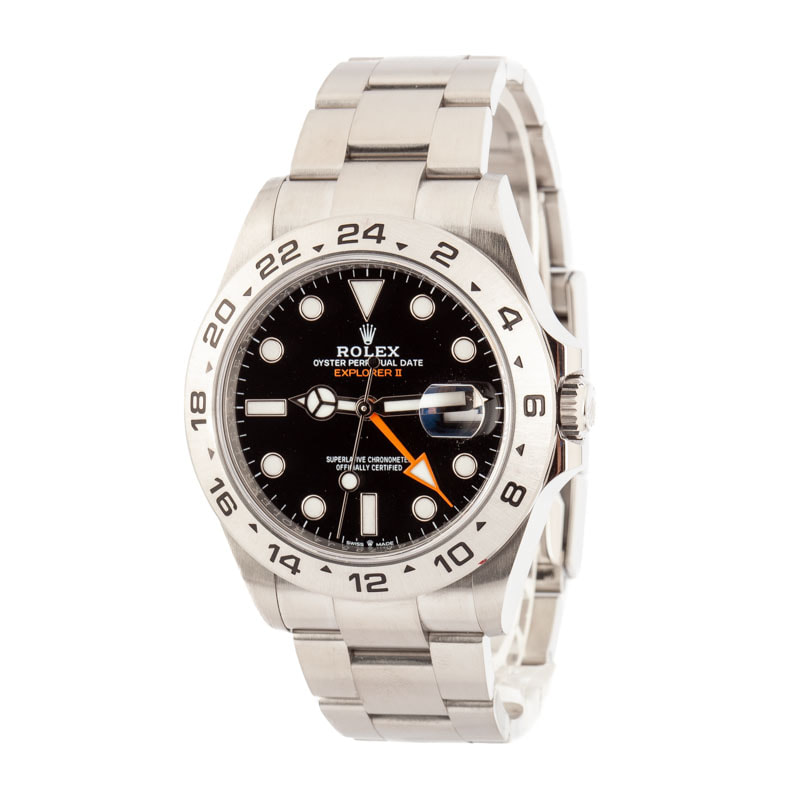 Rolex Explorer II Black Dial 216570 Stainless Steel