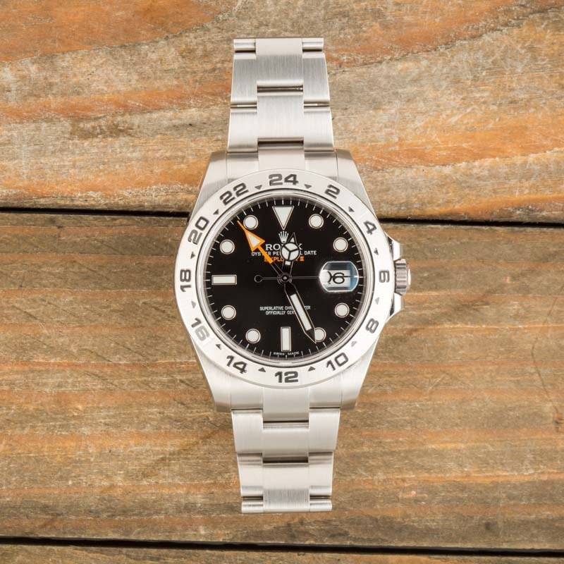 Rolex Explorer II Ref 216570 Black Dial