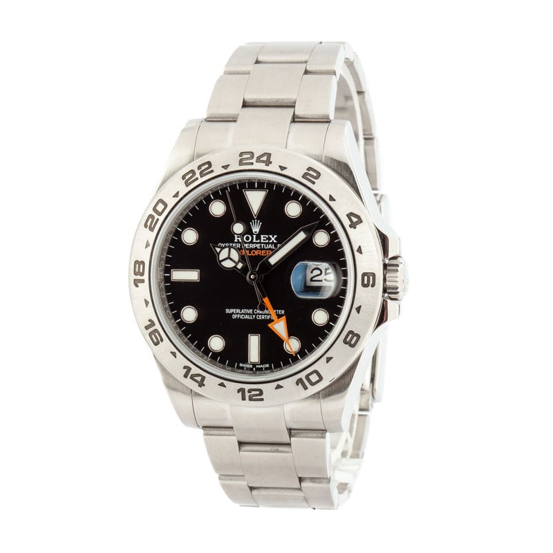 Rolex Explorer II Ref 216570 Black Dial