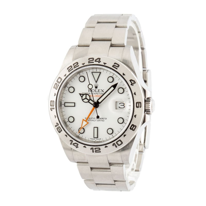 Rolex Explorer II 216570 White 42MM