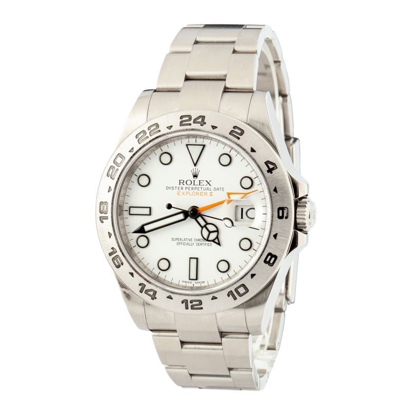 Rolex Explorer II 216570 White Polar Dial