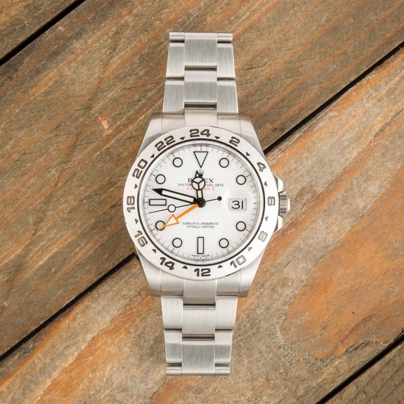 Rolex Explorer II 216570 White 42MM