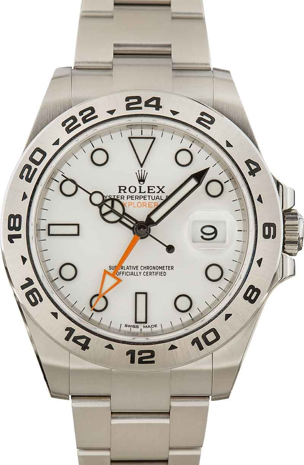 Buy Used Rolex Explorer II 216570 Bob s Watches Sku 162767