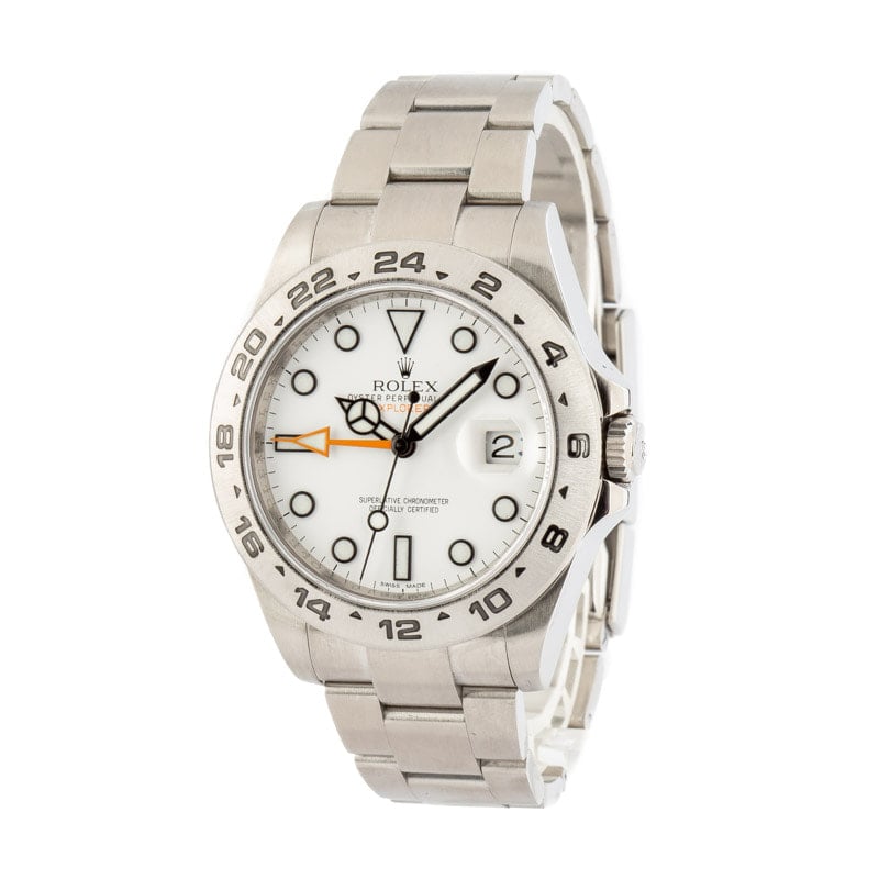 Rolex Explorer II 216570 White Polar Dial