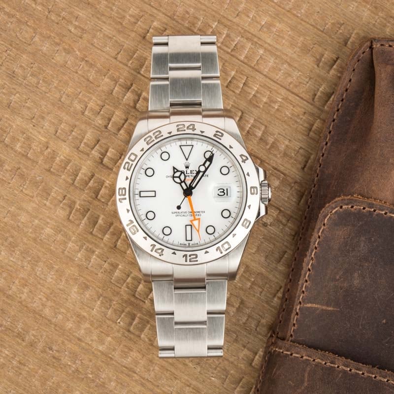 Pre-Owned Rolex Explorer II Polar 226570