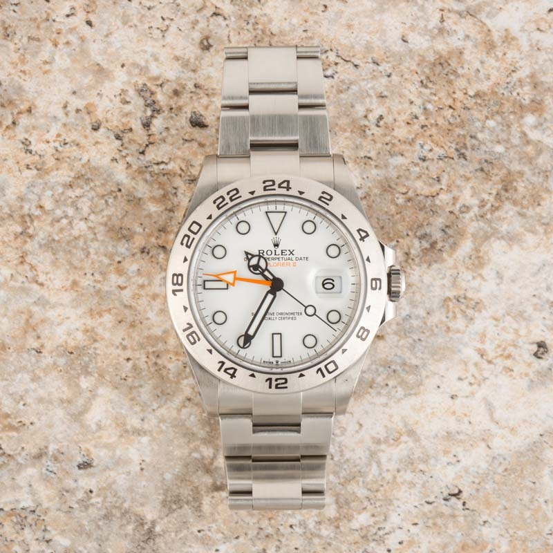 Pre-Owned Rolex Explorer II Polar 226570