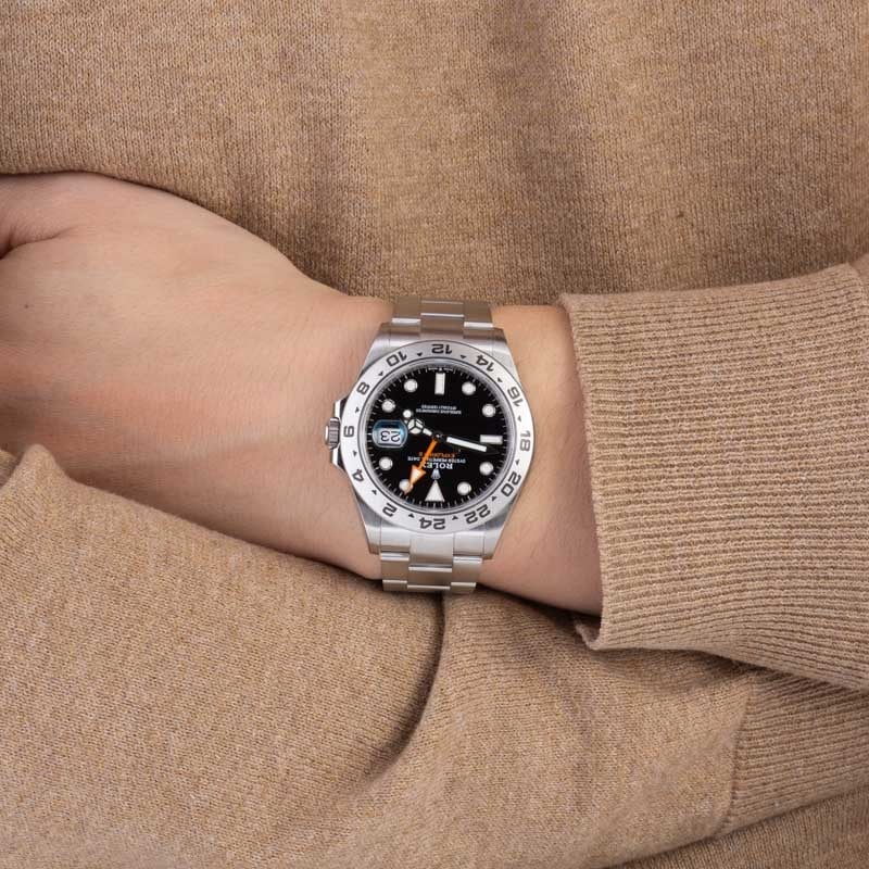 Rolex explorer 2 top on wrist